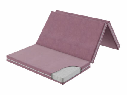 Футон DreamLine Holl 9 (велюр бледно-розовый) 40