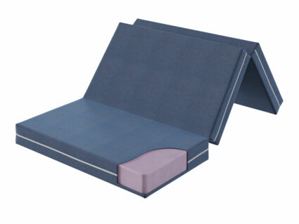 Футон DreamLine Eco (рогожка синяя) 40